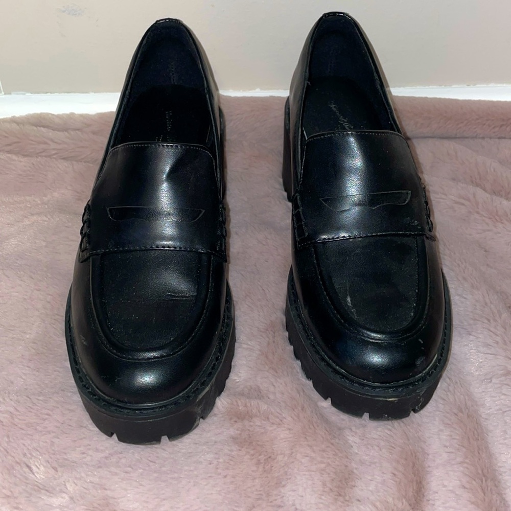 Black Platform Dress Shoe